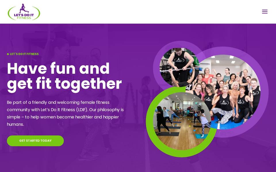 Lets Do It Fitness website