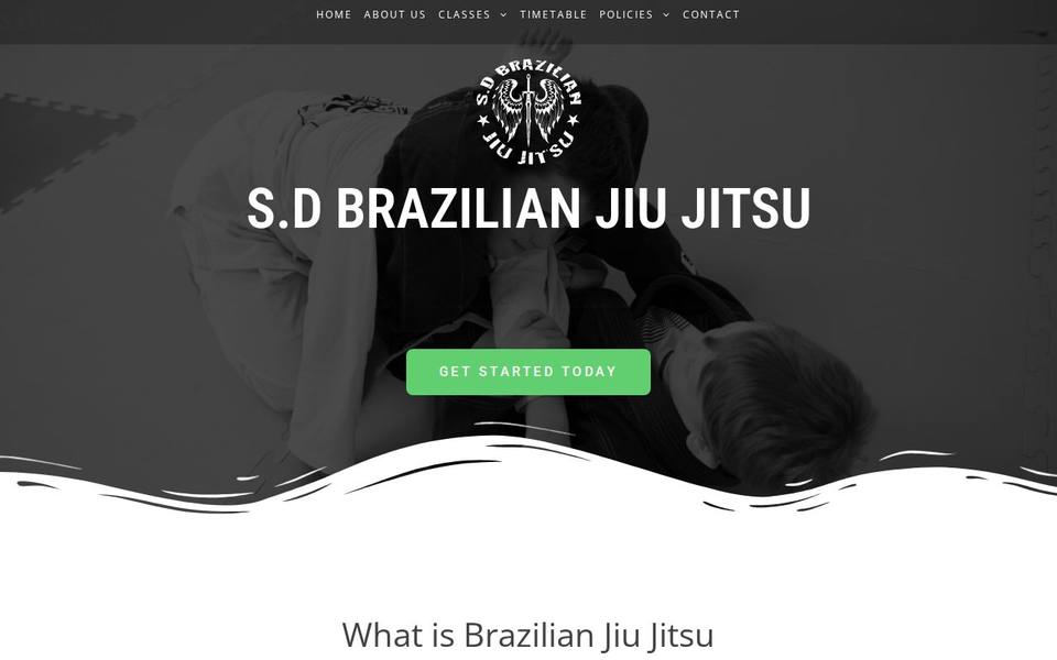 SD Brazilian Jiu Jitsu website
