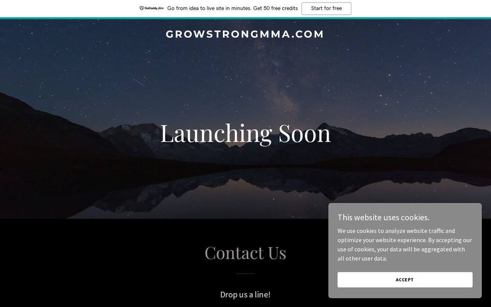 Grow Strong MMA website