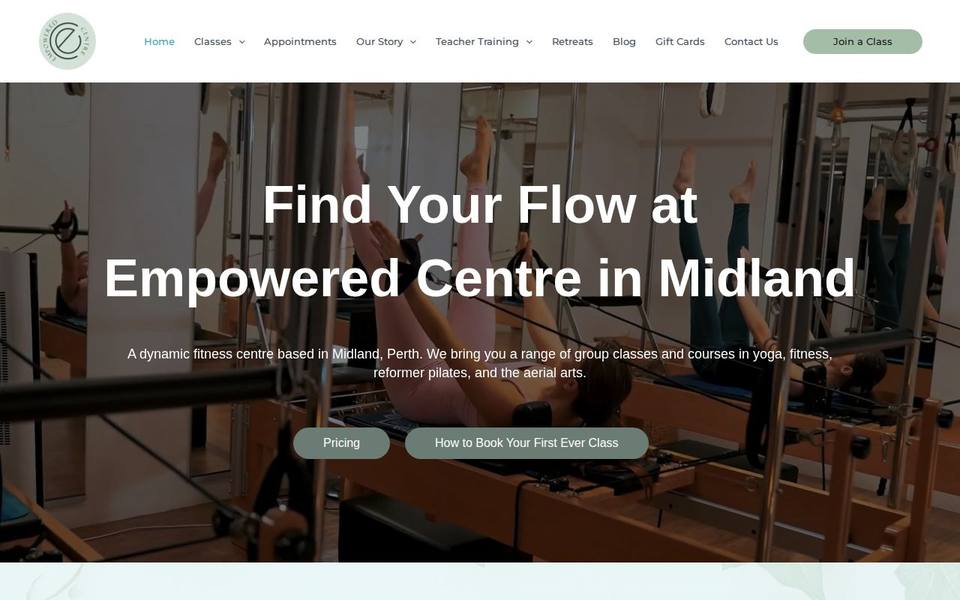 Empowered Centre website