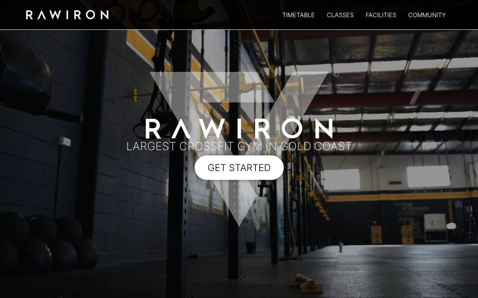 Raw Iron website