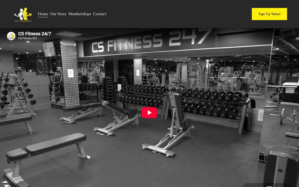 CSFitness 24/7 Gym website
