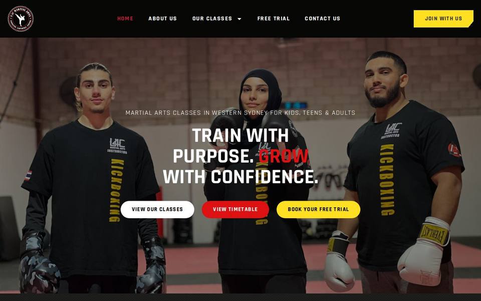 U4C Martial Arts website