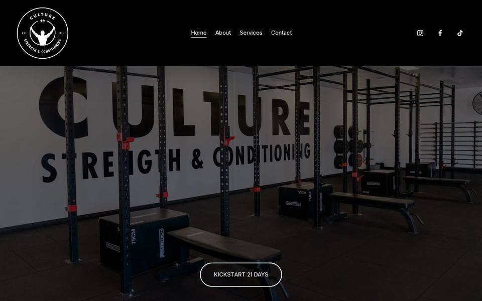 Culture Strength & Conditioning website