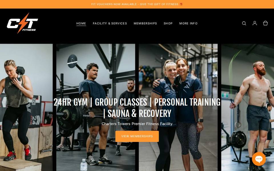 CT Fitness website