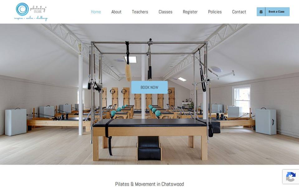 Pilatestry Studios website