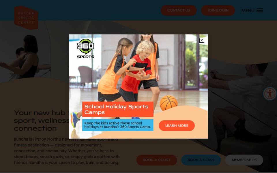 Bundha Sports Centre | Gym & Multi-Level Sports Complex website