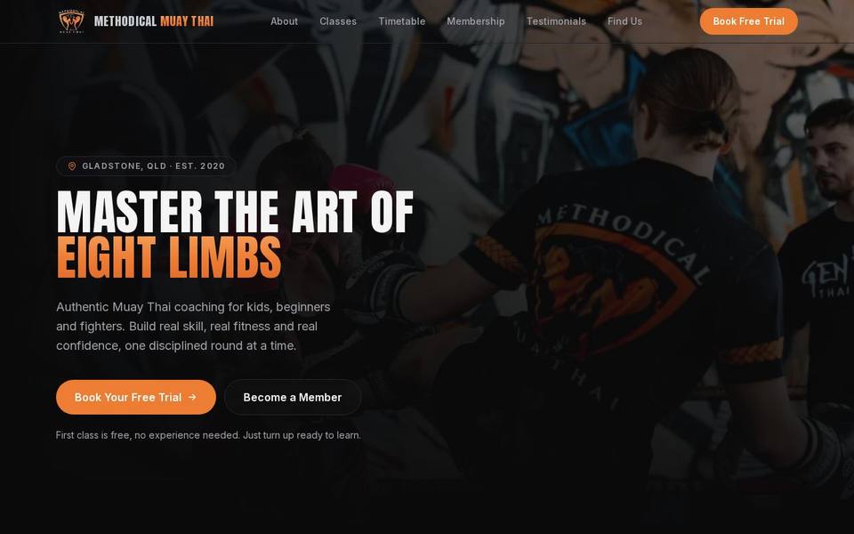 Methodical Muay Thai website