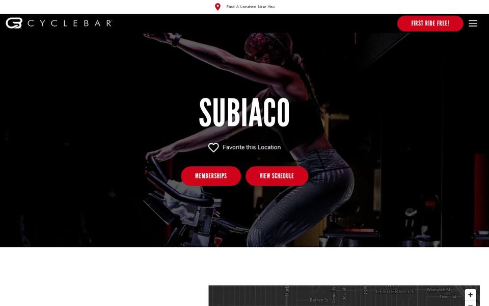 CycleBar website