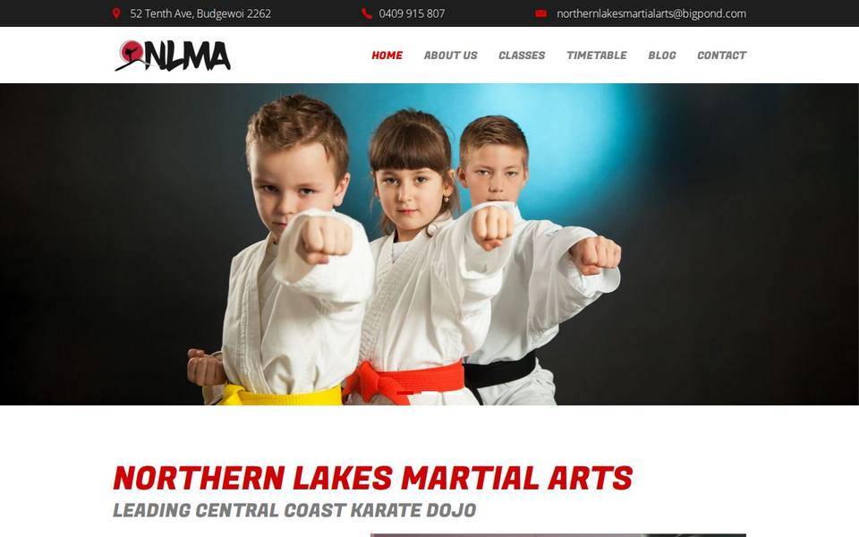 Northern Lakes Martial Arts Centre website