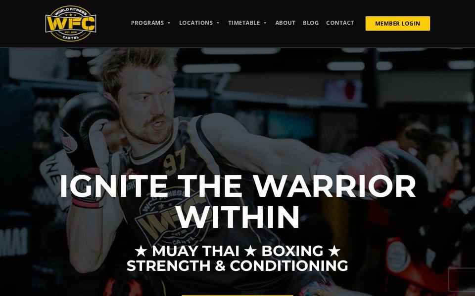 World Fitness Cartel - Oakleigh website
