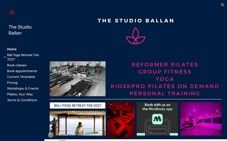 The Studio Ballan website