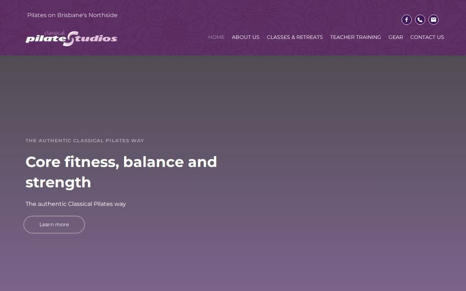 Classical PilateStudios website