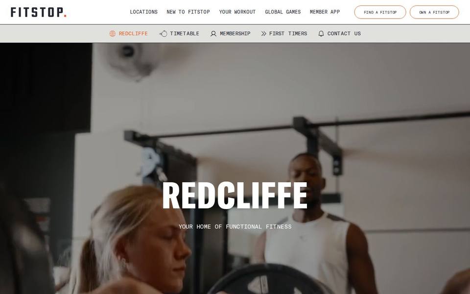 Fitstop Redcliffe website