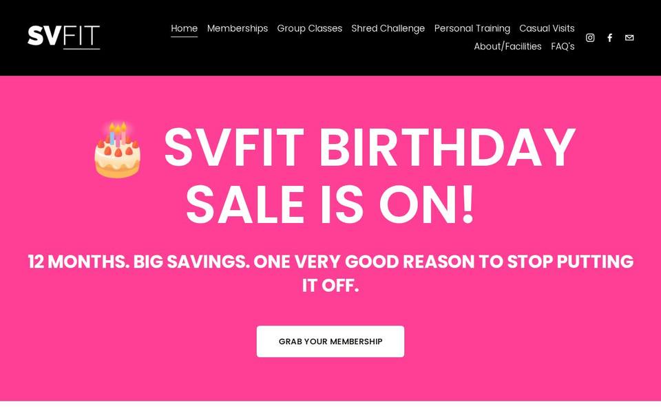 SV FIT Ararat’s 24/7 Gym website