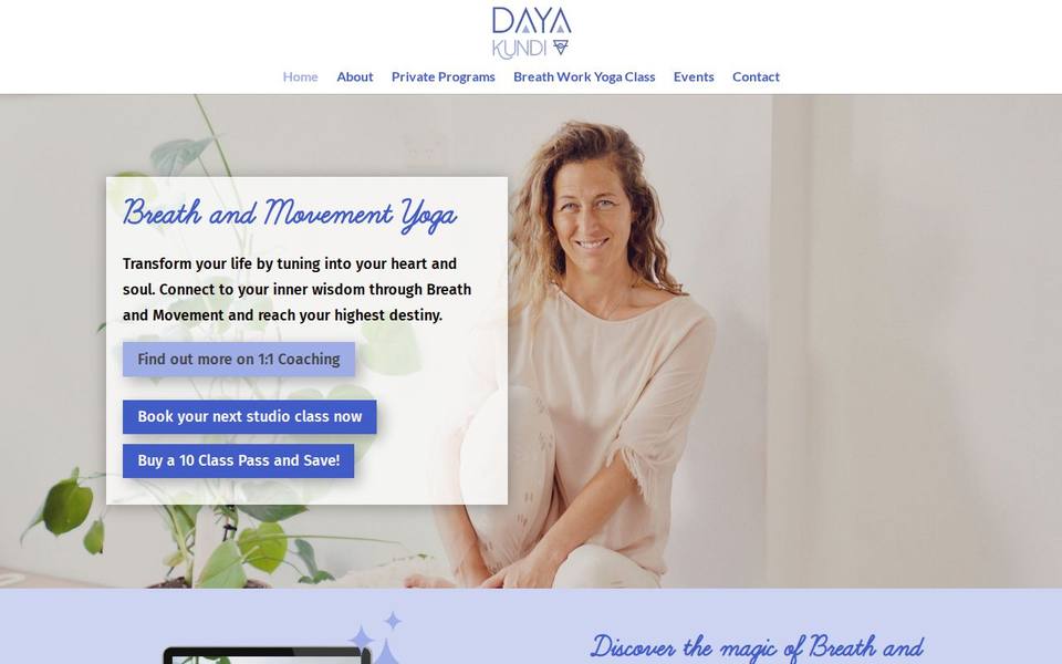 Blessings & Rituals website