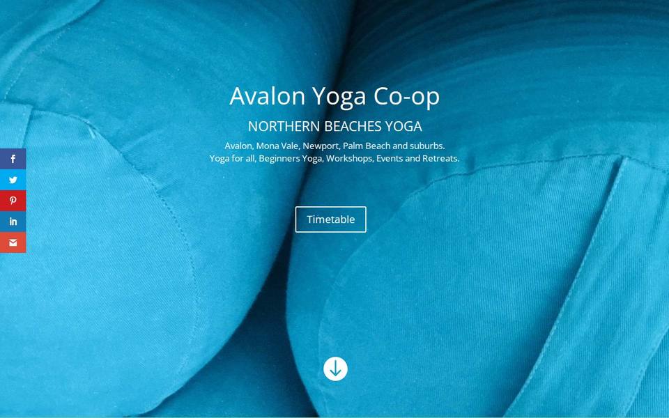 Avalon Yoga Cooperative website