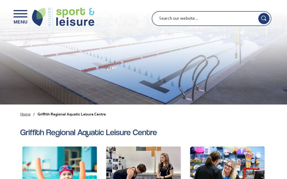 Griffith Regional Aquatic Leisure Centre website