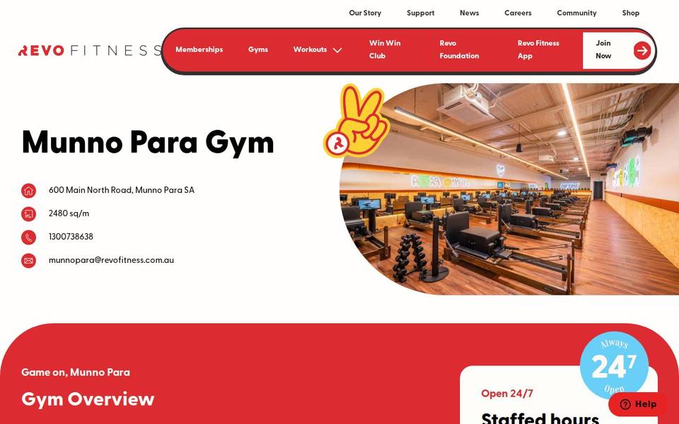 Revo Fitness Munno Para website