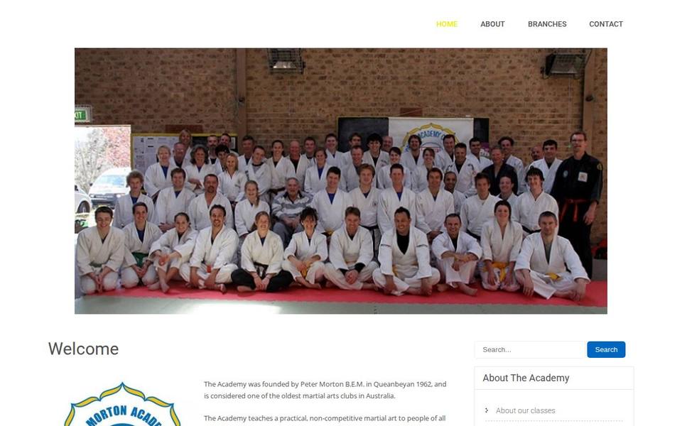 Peter Morton Academy of Ju-Jitsu website