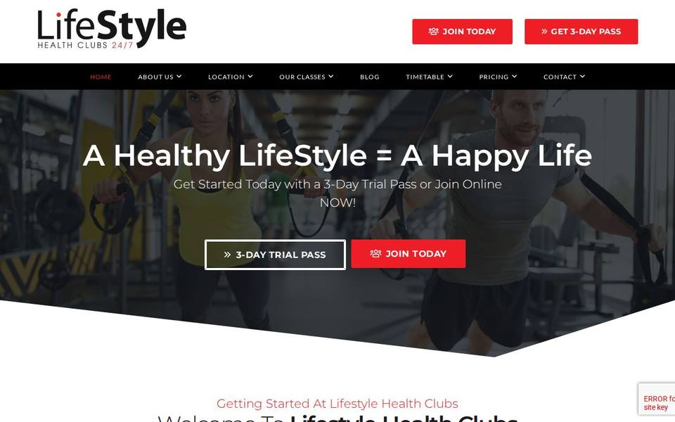 Lifestyle Health Clubs Browns Plains website