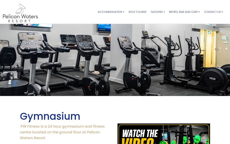 PW Fitness website