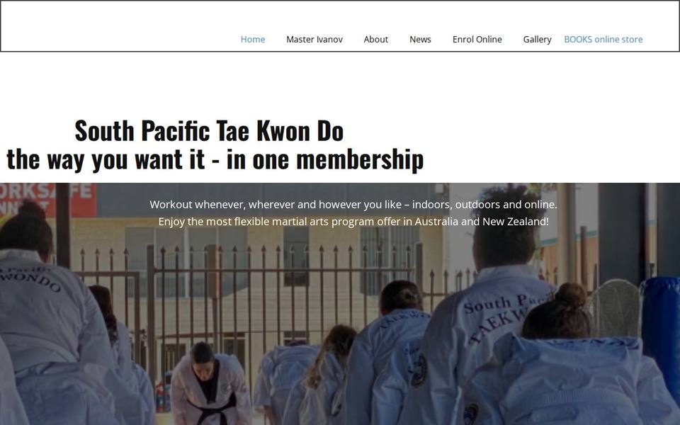 South Pacific Taekwondo website