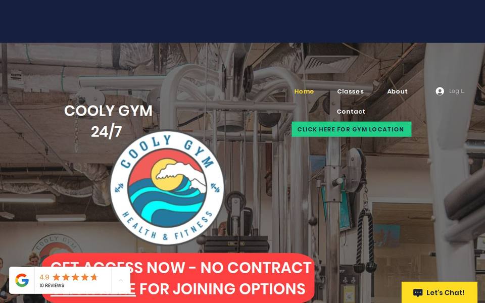 Cooly Gym website