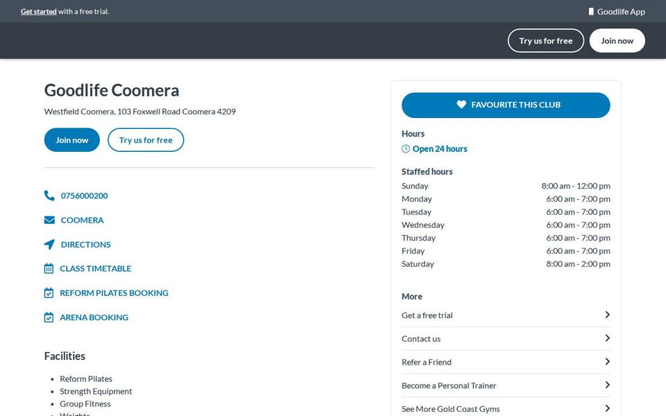 Coomera website