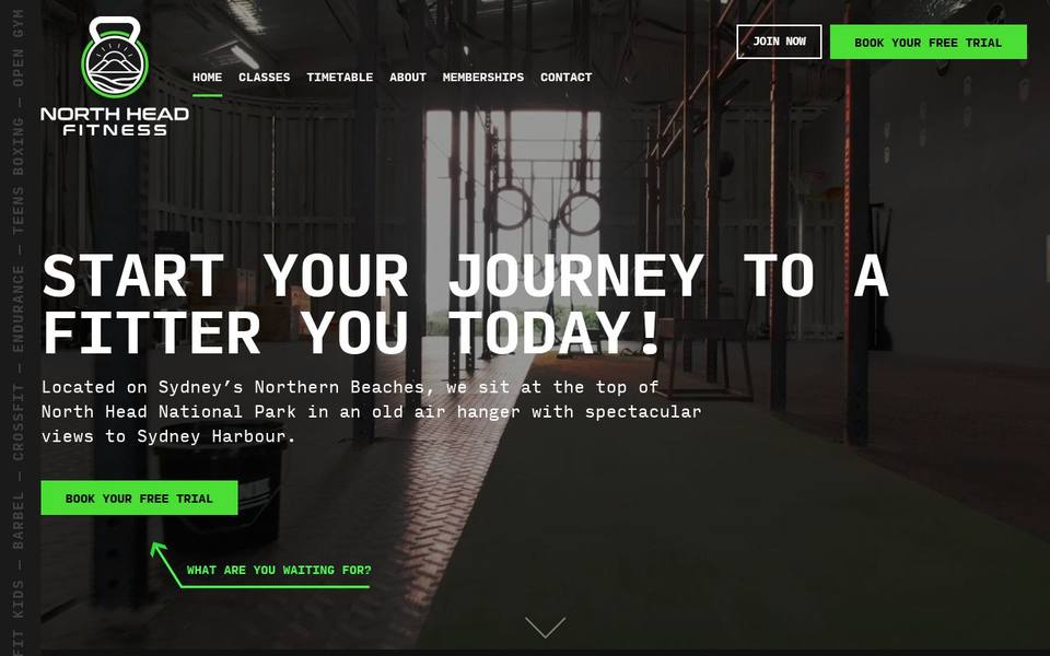 North Head Fitness website