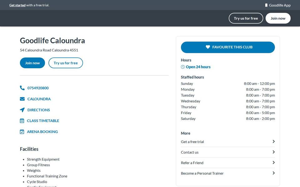 Caloundra website