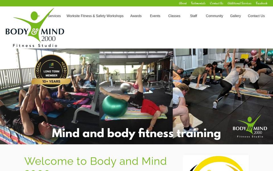 Body and Mind website