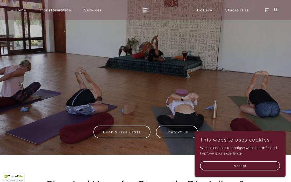 WKA YOGA Academy website