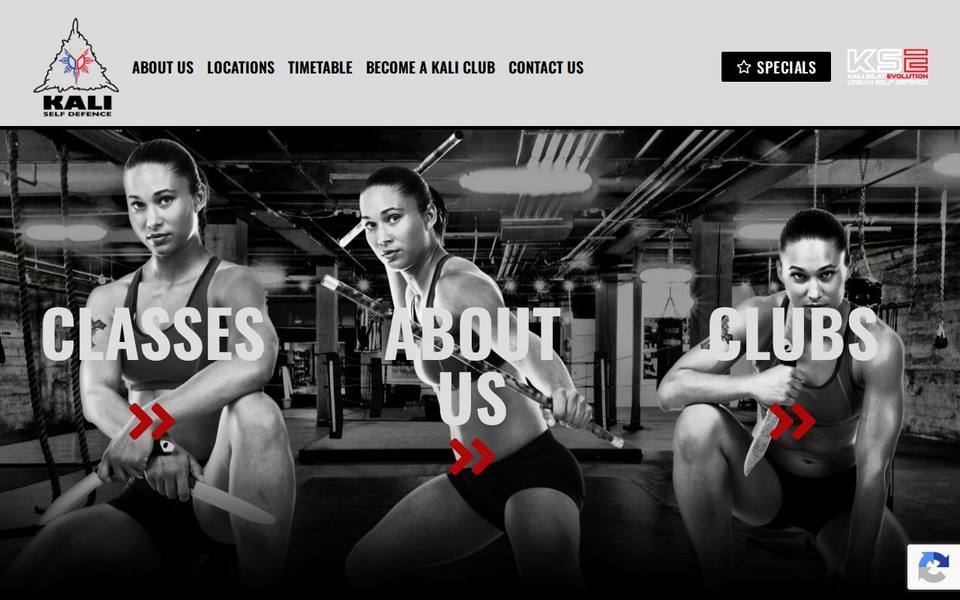 Kali Self Defence website