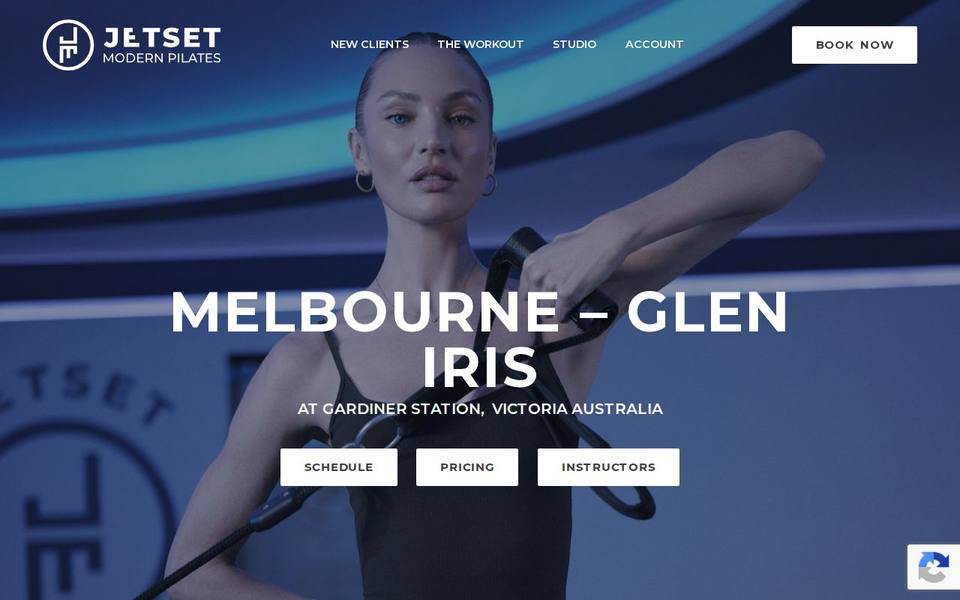 Jetset Modern Pilates website