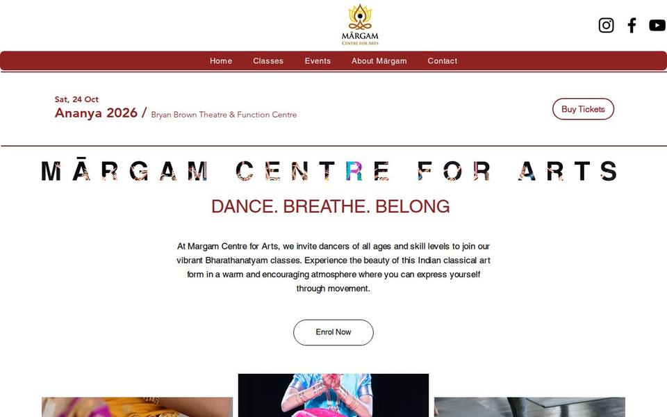 Margam Centre for Arts website