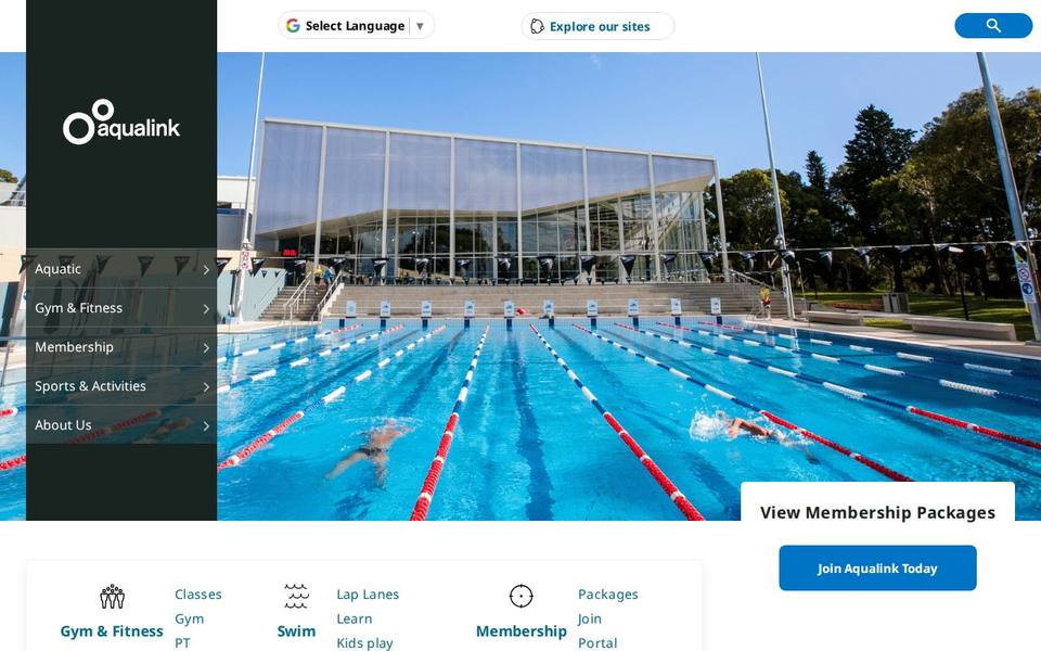 Aqualink Box Hill website
