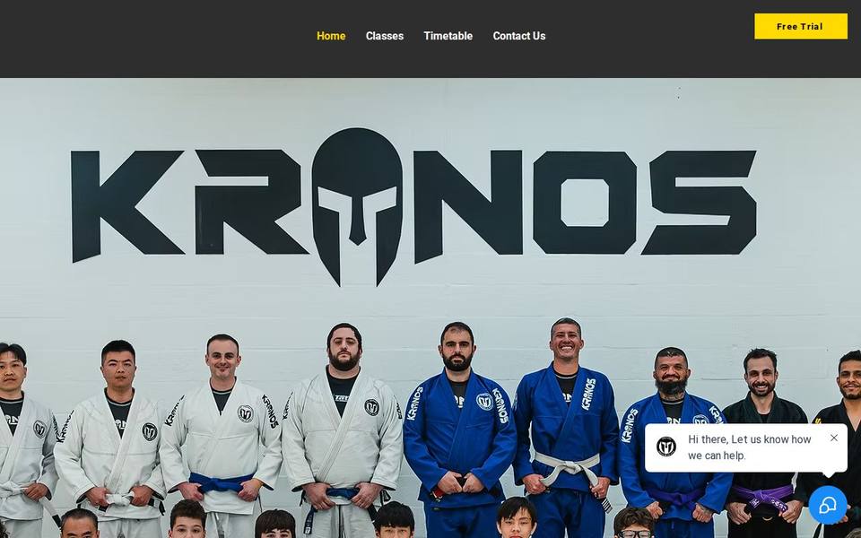Kronos BJJ website