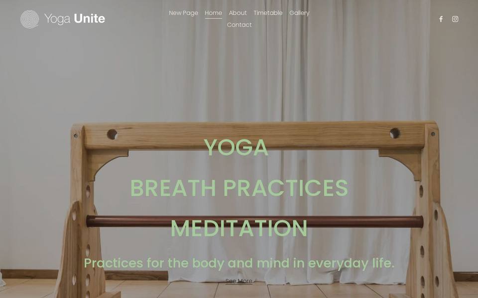 Yoga Unite website