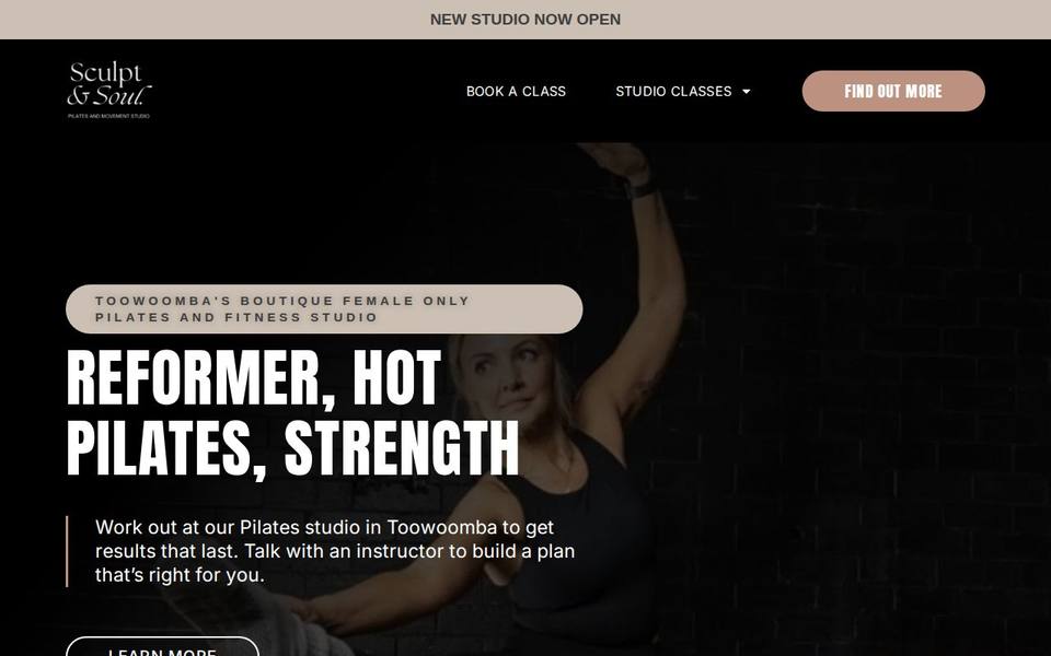 Sculpt and Soul website