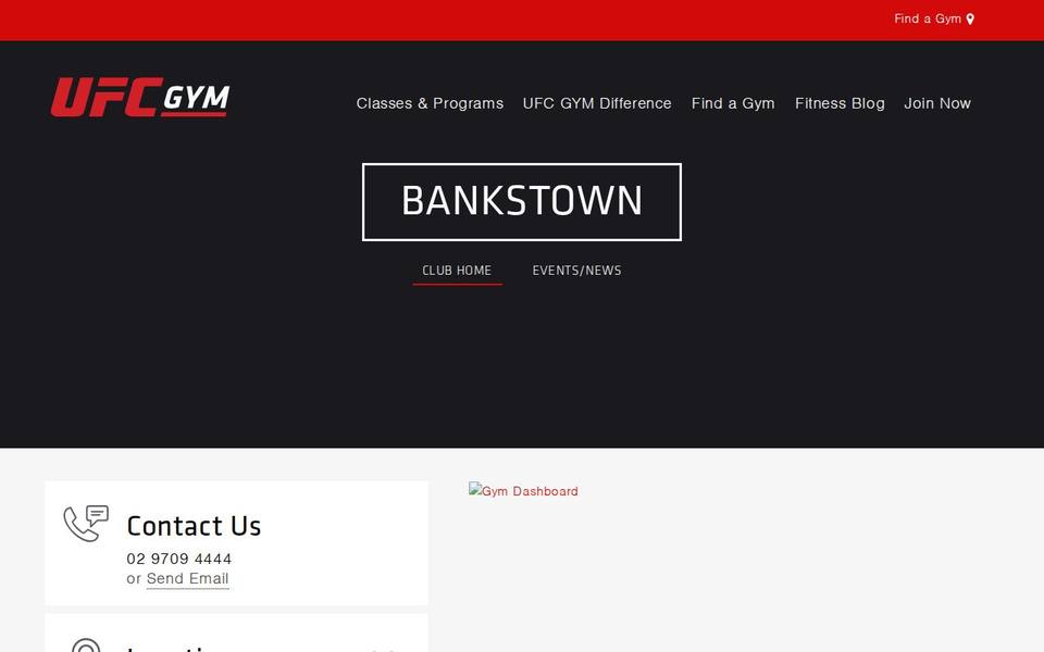UFC GYM Signature Bankstown website