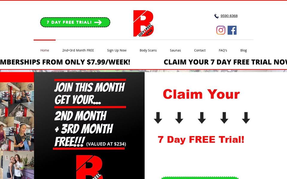 Bodyapeel Mandurah website