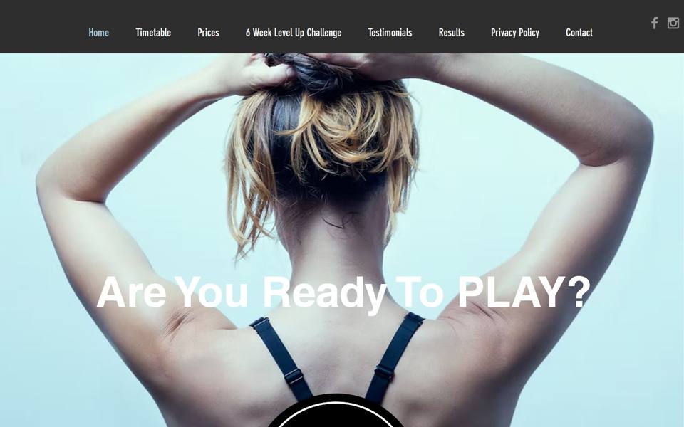 PLAY Health and Fitness website