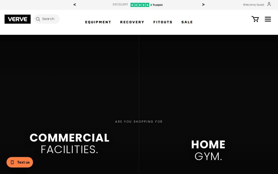 VERVE Fitness website