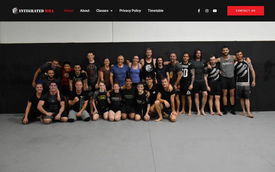 Integrated MMA and Fitness website