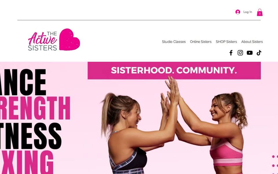 The Active Sisters website