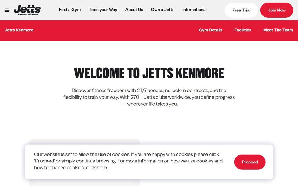 Jetts Kenmore website