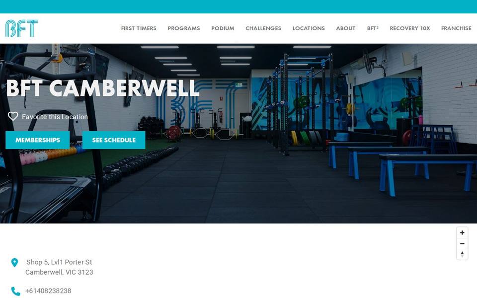 BFT Camberwell website
