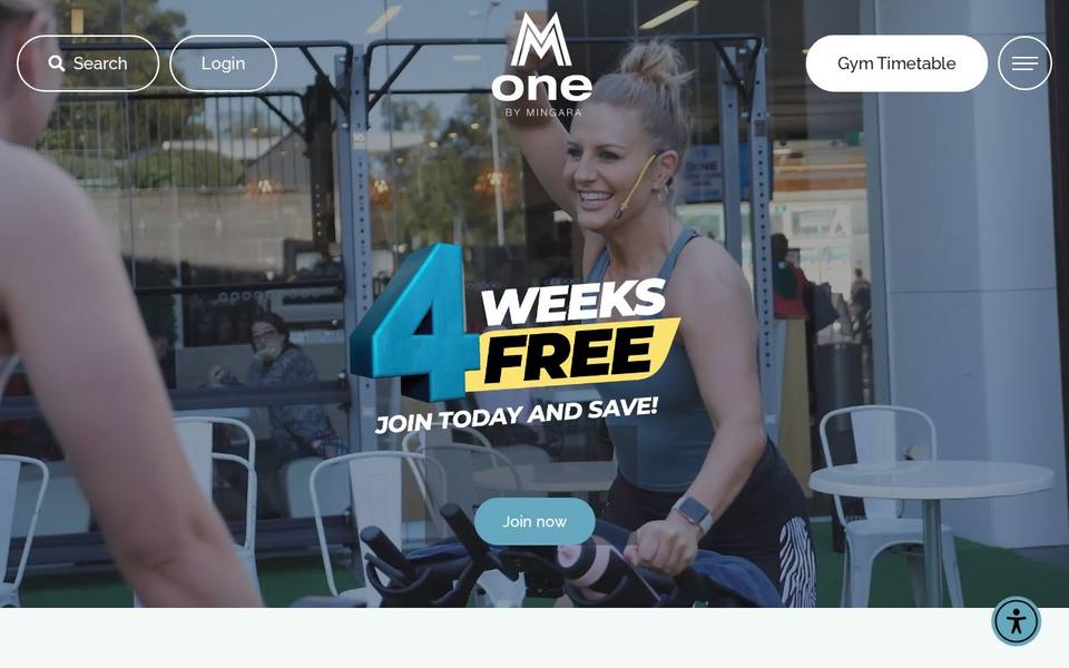 Mingara One Fitness website