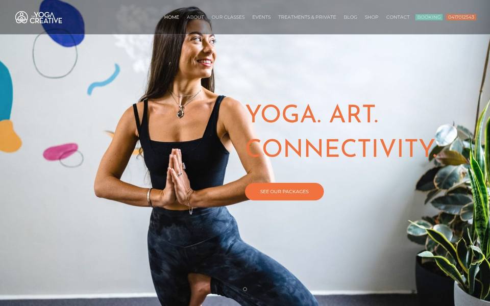 Yoga Creative website